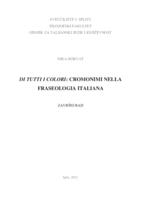 Di tutti colori: I cromonimi nella fraseologia italiana