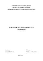 POETESSE DEL RINASCIMENTO ITALIANO