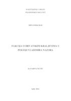 FAKCIJA O HRVATSKIM KRALJEVIMA U POEZIJI VLADIMIRA NAZORA