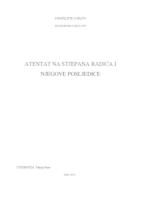 prikaz prve stranice dokumenta Atentat na Stjepana Radića i njegove posljedice