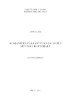 prikaz prve stranice dokumenta ROMANIČKA FAZA ZVONIKA SV. DUJE I SPLITSKE KATEDRALE