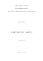 prikaz prve stranice dokumenta IL BILINGUISMO TARDIVO