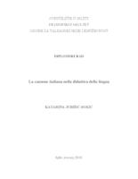 prikaz prve stranice dokumenta LA CANZONE ITALIANA NELLA DIDATTICA DELLA LINGUA