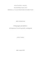prikaz prve stranice dokumenta IL LINGUAGGIO GIORNALISTICO: LA FREQUENZA D`USO DEI PRESTITI E NEOLOGISMI