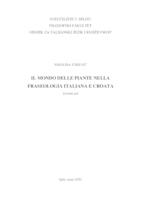 prikaz prve stranice dokumenta IL MONDO DELLE PIANTE NELLA FRASEOLOGIA ITALIANA E CROATA