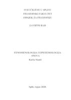 prikaz prve stranice dokumenta "FENOMENOLOGIJA I EPISTEMOLOGIJA SNOVA"
