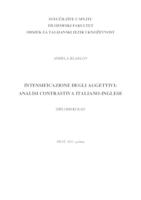 prikaz prve stranice dokumenta INTENSITICAZIONE DEGLI AGGETTIVI: ANALISI CONTRASTIVA ITALIANO-INGLESE