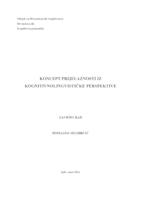 prikaz prve stranice dokumenta KONCEPT PRIJELAZNOSTI IZ KOGNITIVNOLINGVISTIČKE PERSPEKTIVE